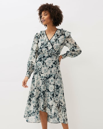 Phase Eight Indiana Chiffon Tiered Floral Dress