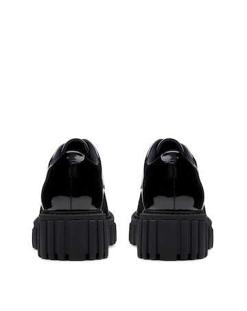 Clarks Page Patent Leather Lace Up Shoe Standard Fit