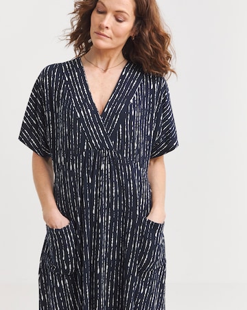 Julipa V Neck Pocket Midi Dress