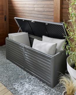 Charles Bentley Black/Grey 390L Storage Box