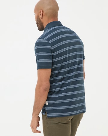 FatFace Harris Jacquard Stripe Polo