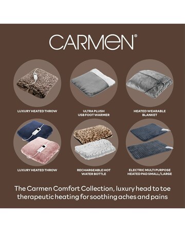 Carmen Spa Rechargeable Hot Water - Leopard