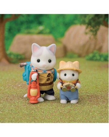 Sylvanian Families Exciting Exploration Set - Latte Cat Brother & Baby