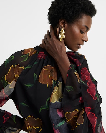 Joanna Hope Ruffle Sleeve Blouse