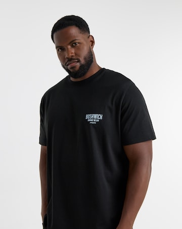 Jack & Jones Bushwich Back Graphic T-Shirt - Black