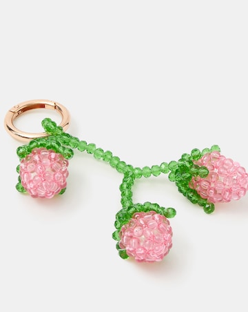 Accessorize Strawberry Beaded Bag Charm