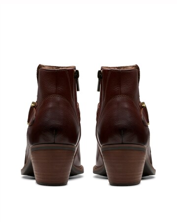 Clarks Neva Buckle Leather Boot