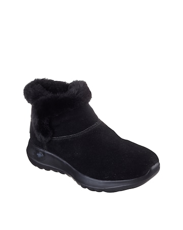 Skechers Black On The Go Joy Boots -Wide Fit (E)