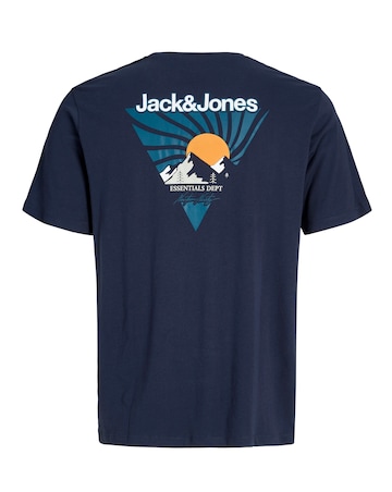 Jack & Jones Mine Crew Neck T-Shirt - Navy