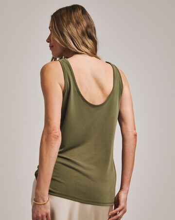 Anthology Khaki Modal Reversible Vest
