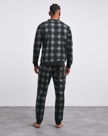 Fleece Check Lounge Set