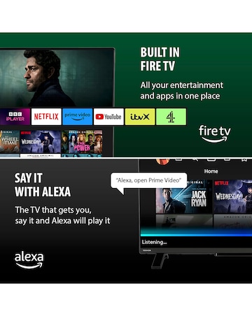 Toshiba 32WF2F53DB 32in Smart VIDAA HD Ready TV with VIDAA Voice