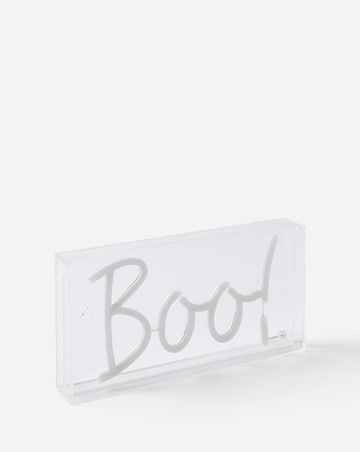 Boo Neon Sign