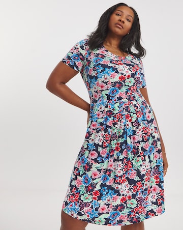 Joe Browns Kate Floral Jersey Mini Dress