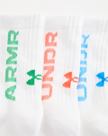 Under Armour 3-Maker Mid 3pk Crew Socks