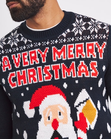 Navy Christmas Jumper