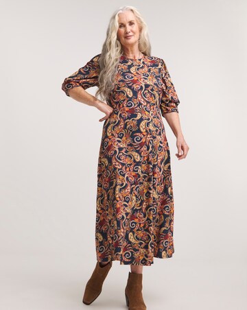 Joe Browns Perfectly Pleasing Paisley Midaxi Jersey Dress