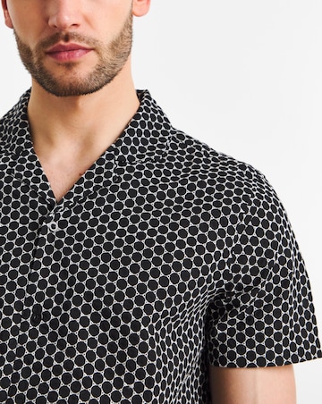 Broderie Cuban Collar Shirt