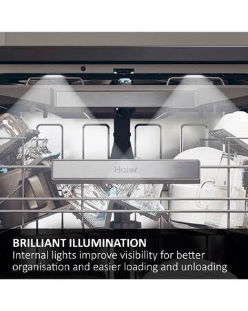 Haier I-Pro Shine 5 XF1C3TB1FW-80 11 Place, Slimeline Wifi Dishwasher - White