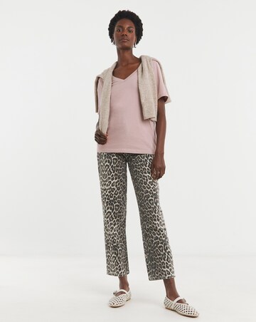 Pure Cotton 5 Pack The V Neck Short Sleeve T-Shirt