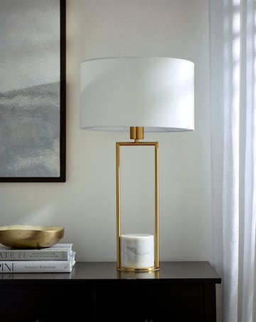 Marble Base Table Lamp