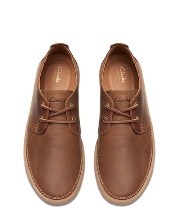 Clarks Clarkwood Low Shoe - Beeswax leather