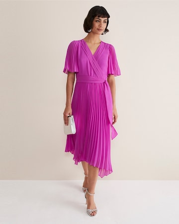 Phase Eight Kendall Pleated Midi Dress
