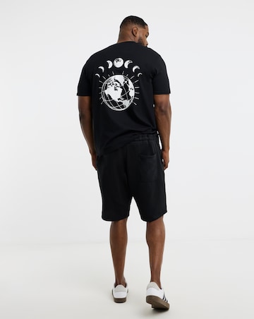 Jack & Jones Dreamy T-Shirt & Shorts Set - Black