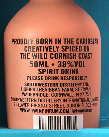 Twin Fin Rum Miniature Gift Set 3 x 50ml