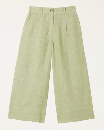 FatFace Anya Linen Crop Trouser
