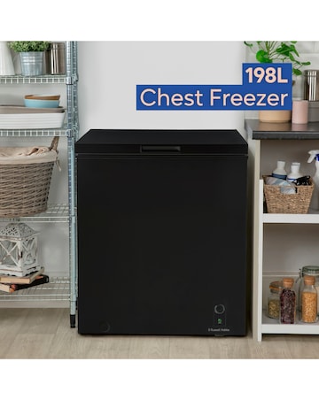 Russell Hobbs RH198CF0E1B 198 Litre Chest Freezer - Black