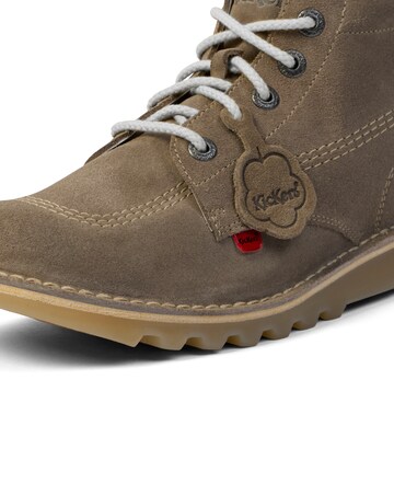 Kickers Kick Hi Suede Shoes