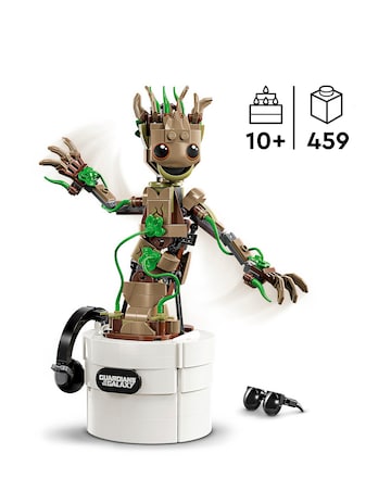 LEGO Marvel Dancing Groot Buildable Animated Toy 76297