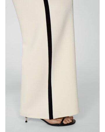 Mango Wide Leg Trousers with Side Stripe