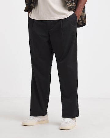 Jack & Jones Owen Cade Pleated Trouser - Black