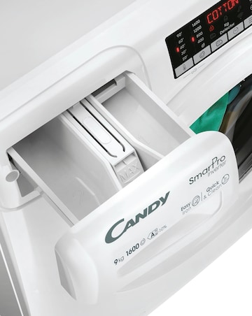 Candy CSO 696TWM6-80 9kg, 1600rpm Smart Pro Inverter Washing Machine - White