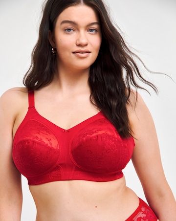 Goddess Verity Full Cup Non Wired Bra Red
