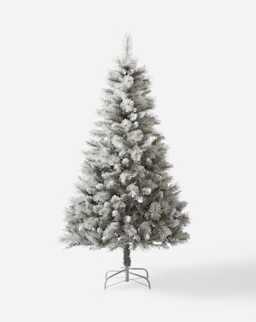 Pre-Lit Grey Glitter Christmas Tree