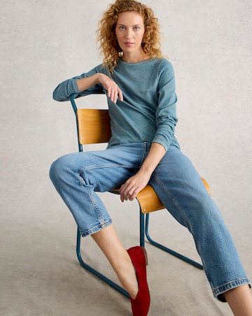 White Stuff Clara Ls Sparkle Tee