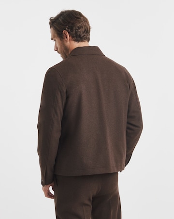 Tailored Tweed Button Through Jacket