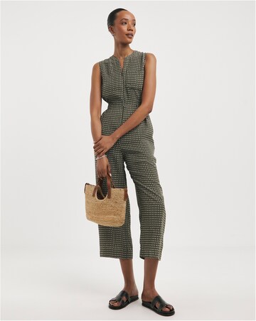 Whistles Josie Oval Spot Jumpsuit