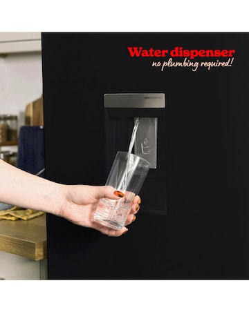 Russell Hobbs RH180FFFF551E1BWD Frost-Free Fridge Freezer with Water Dispenser