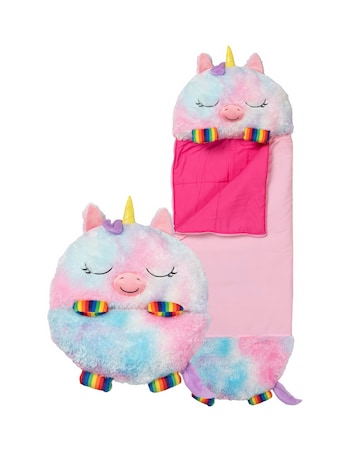 Happy Nappers Rainbow Unicorn Plush Sleeping Bag