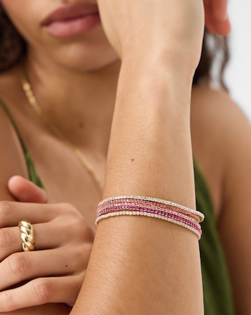 Accessorize 5-Pack Sparkle Stretch Bracelets