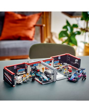 LEGO City F1 Garage & Mercedes-AMG & Alpine Cars Set 60444