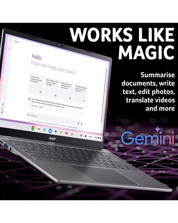 Acer Chromebook Plus 514 - 14in UHD Intel Core i5 8GB 512GB