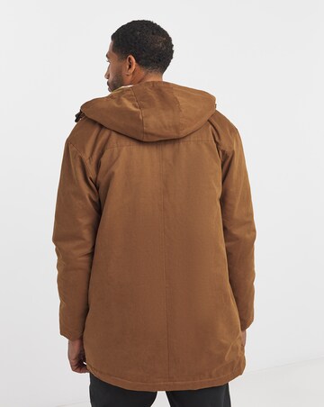 Tan Faux Fur Lined Parka