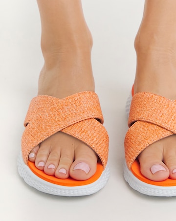 Cushion Walk Crossover Mule Sandal EEE Fit