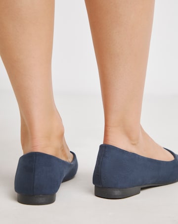 Tiana Toe Cap Ballerina - Extra Wide Fit (EEE)