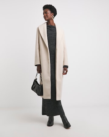 Cream Longline Coat